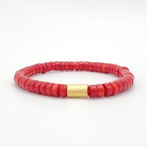 Natural Red Coral Protection bracelet